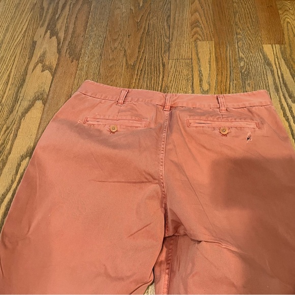 J crew women’s coral distressed chinos size 12.  Worn once. - Picture 6 of 10